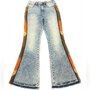 Driftwood Patchwork Bell Bottom Jeans